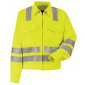 Hi-Visibility Ike Jacket-Class 3 Level 2 "X" Striping Configuration